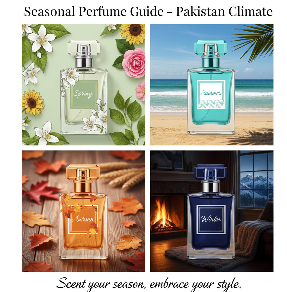 You are currently viewing Seasonal Perfume Guide for Pakistan Climate